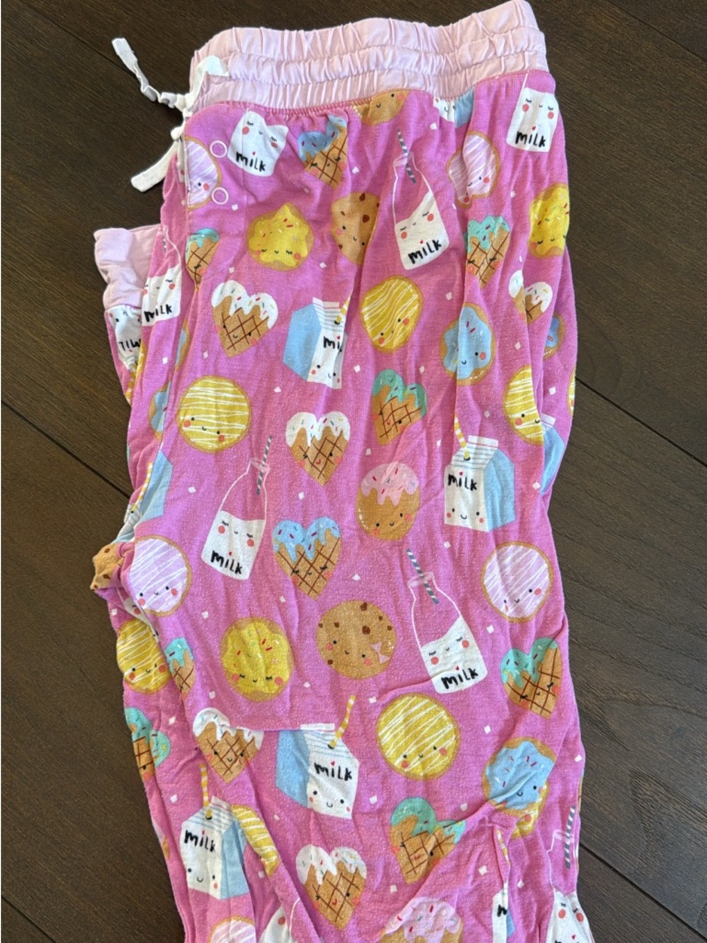 Little Sleepies Pink Dessert Print Pajama Bottoms